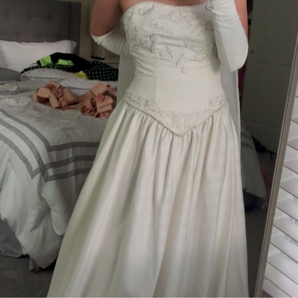 Private Label Ivory Embellished Dress